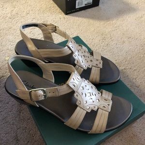Dressy sandals, small heel